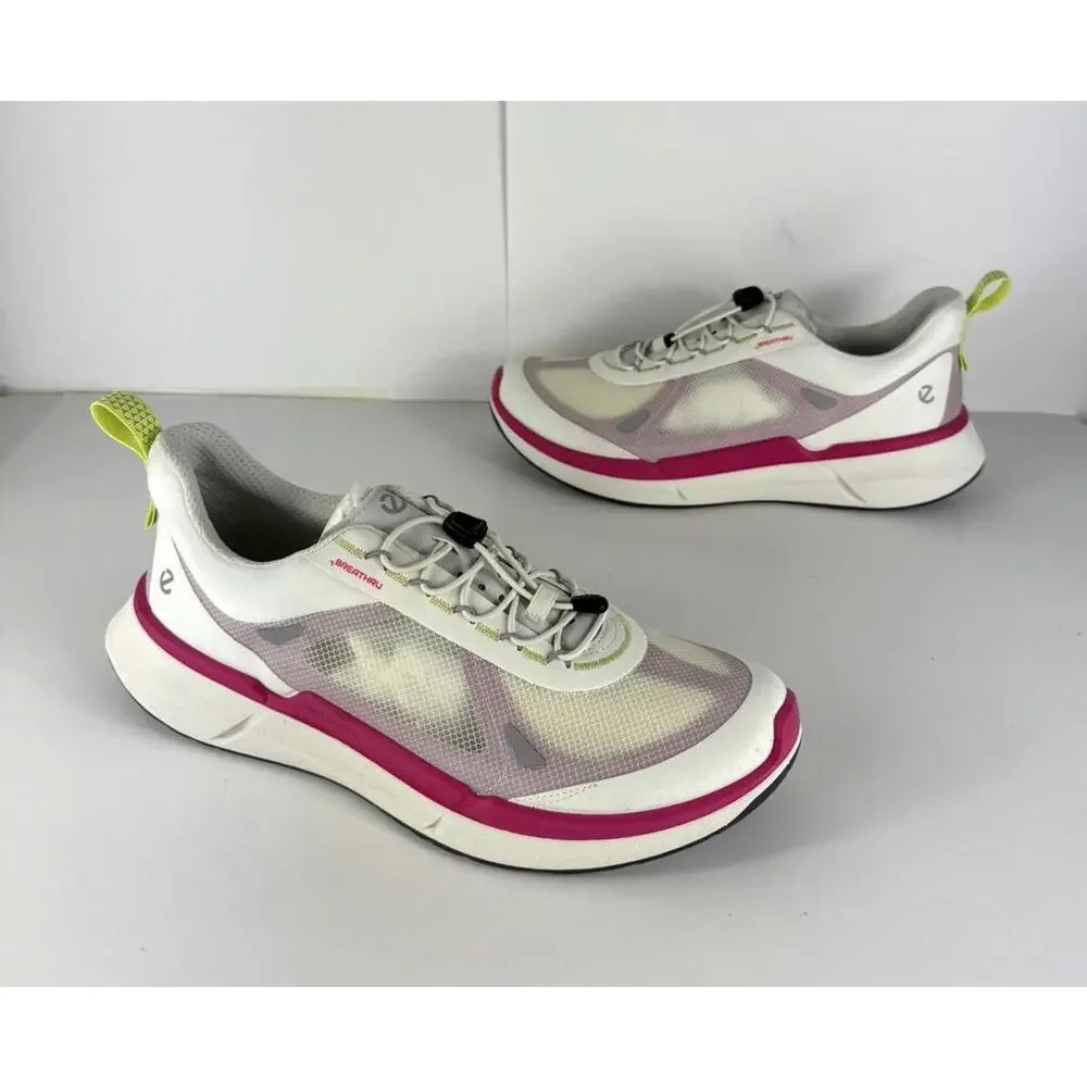 ECCO Biom 2.2 White Lavender Womens Athletic Fuidform Sneaker EU 42 US 11/11.5